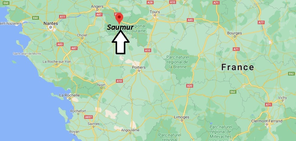 Où se situe Saumur (Code postal 49400)