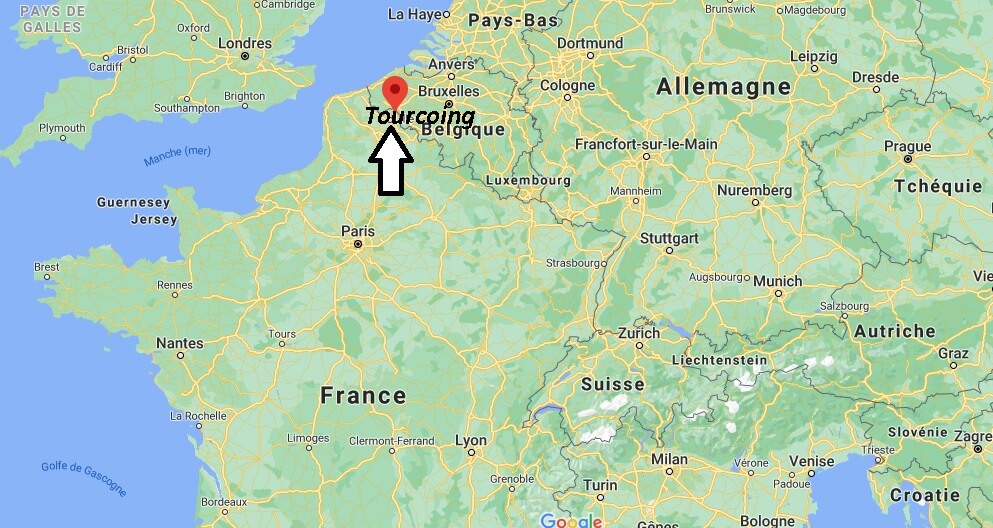 Où se situe Tourcoing (Code postal 59200)