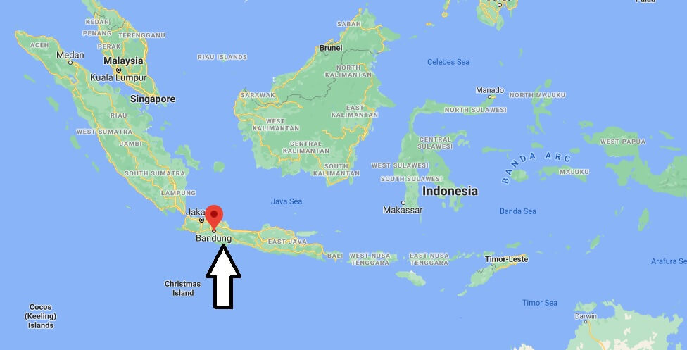 Où se trouve Bandung sur la carte du monde