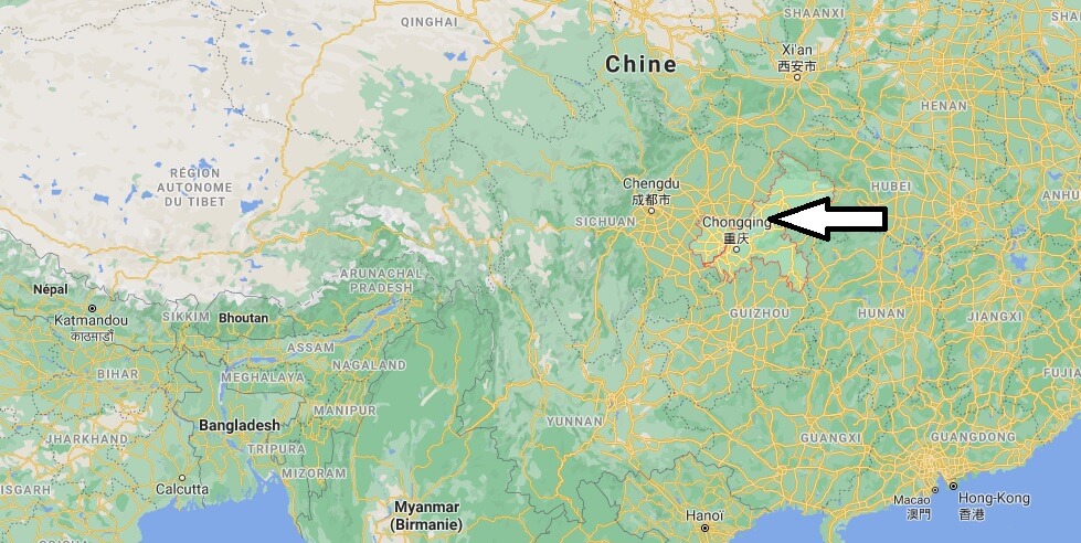 Où se trouve Chongqing