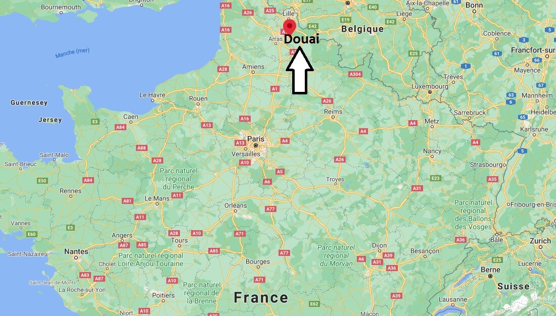 Où se trouve Douai