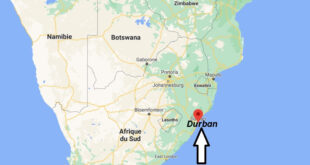Où se trouve Durban
