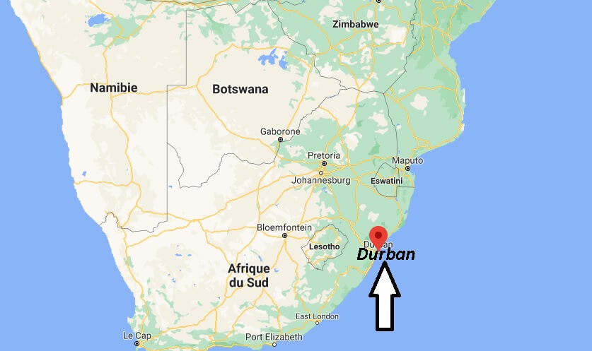 Où se trouve Durban