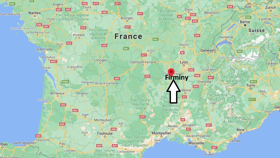 Où se trouve Firminy