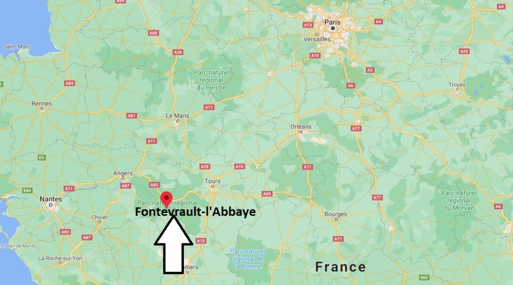 Où se trouve Fontevrault-l- Abbaye