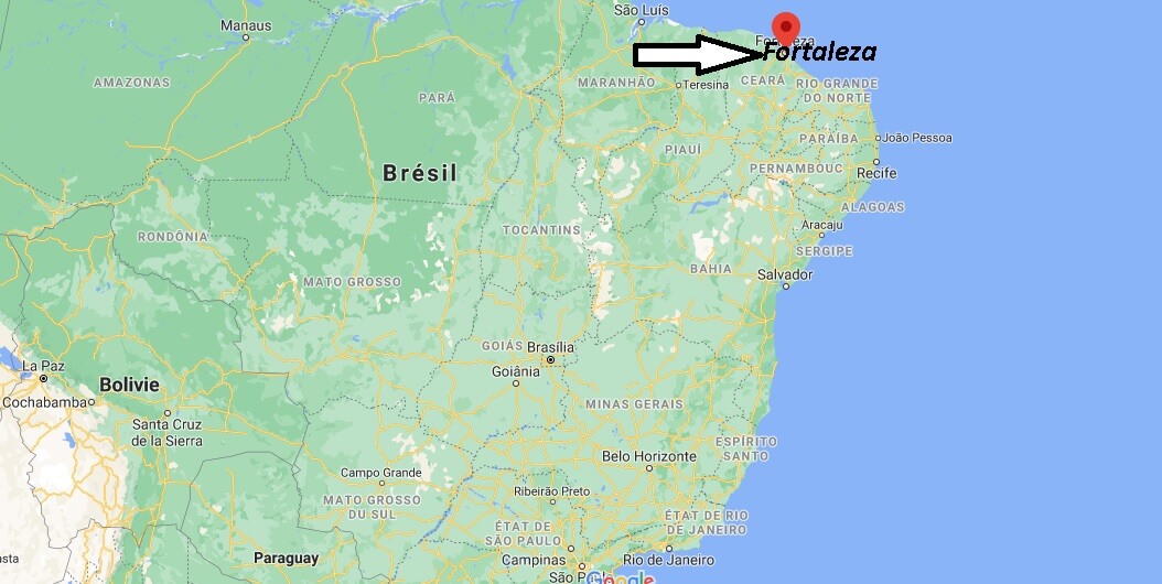 Où se trouve Fortaleza