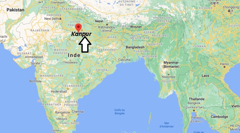Où se trouve Kanpur
