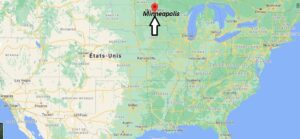 Où se trouve Minneapolis sur la carte du monde