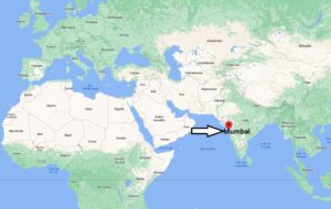 Où se trouve Mumbai sur la carte du monde