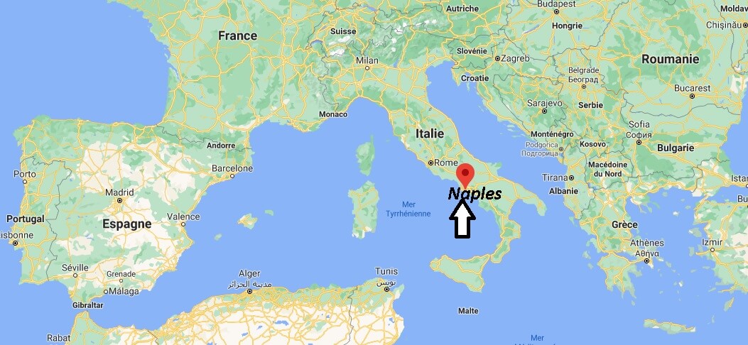 Où se trouve Naples sur la carte du monde
