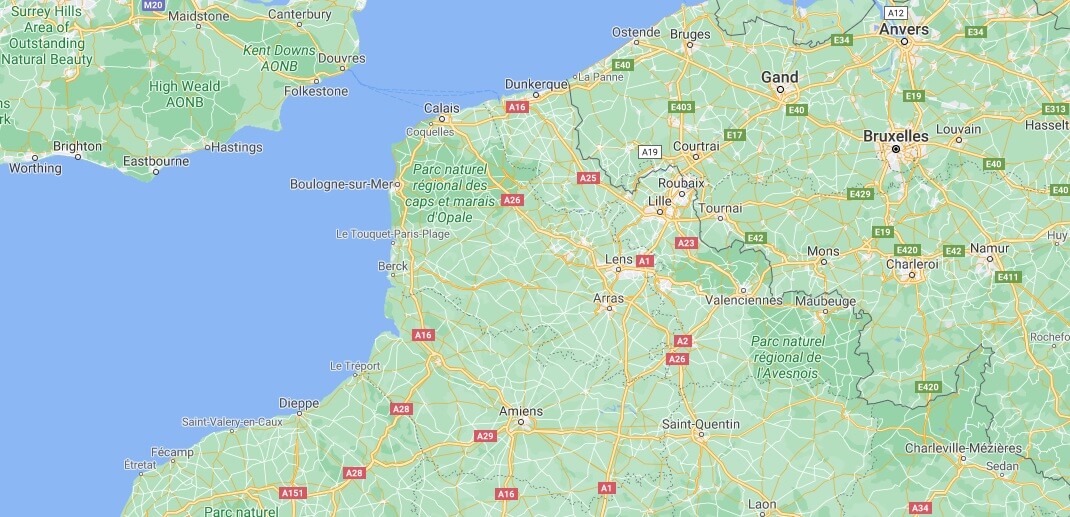 Où se trouve Nord–Pas-de-Calais