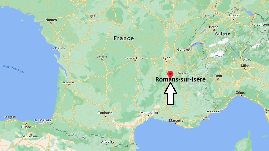 Où se trouve Romans-sur-Isère