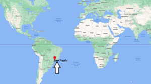 Où se trouve Sao Paulo sur la carte du monde