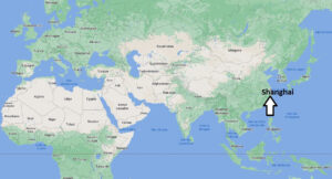 Où se trouve Shanghai sur la carte du monde