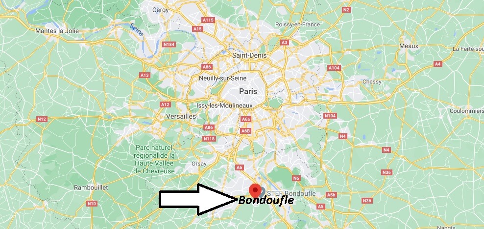 Où se trouve Bondoufle sur la carte du monde