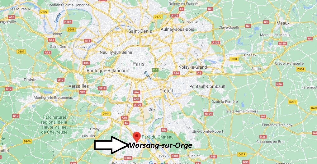 Où se trouve Morsang-sur-Orge sur la carte du monde