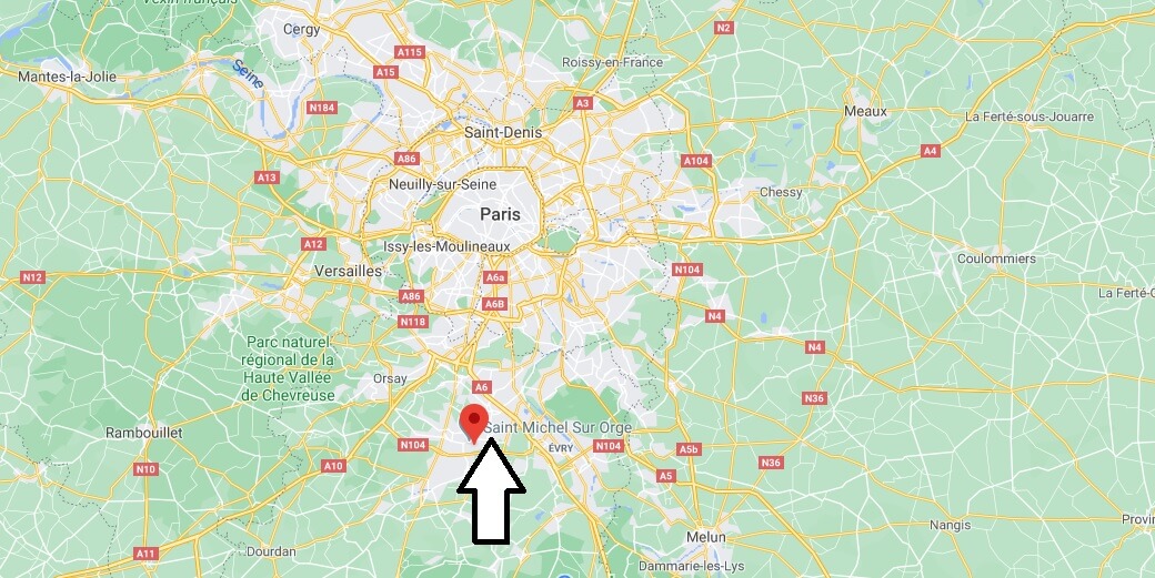 Où se trouve Saint-Michel-sur-Orge sur la carte du monde