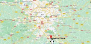 Où se trouve Saintry-sur-Seine sur la carte du monde - Kopya