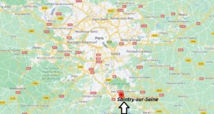 Où se trouve Saintry-sur-Seine sur la carte du monde - Kopya