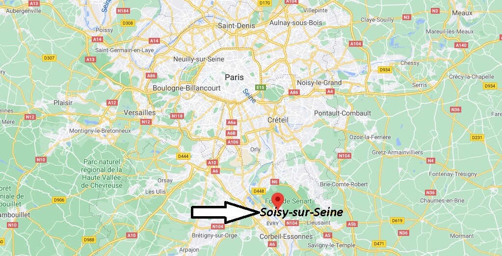 Où se trouve Soisy-sur-Seine sur la carte du monde