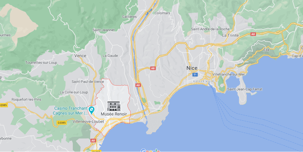 Où se situe Cagnes-sur-Mer (Code postal 06027)