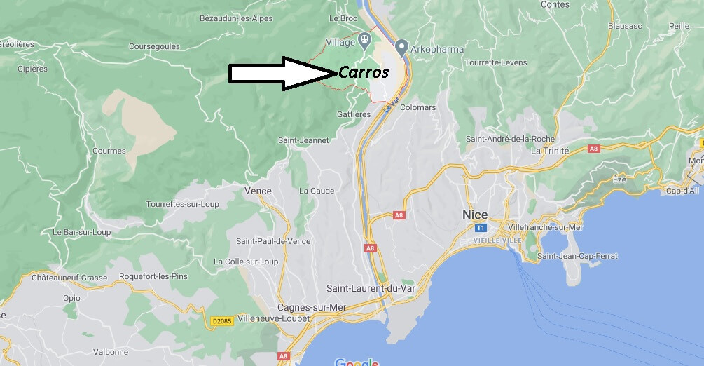 Où se trouve Carros
