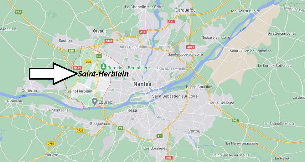 Où se situe Saint-Herblain