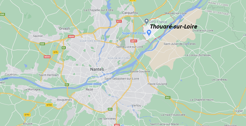 Où se situe Thouaré-sur-Loire
