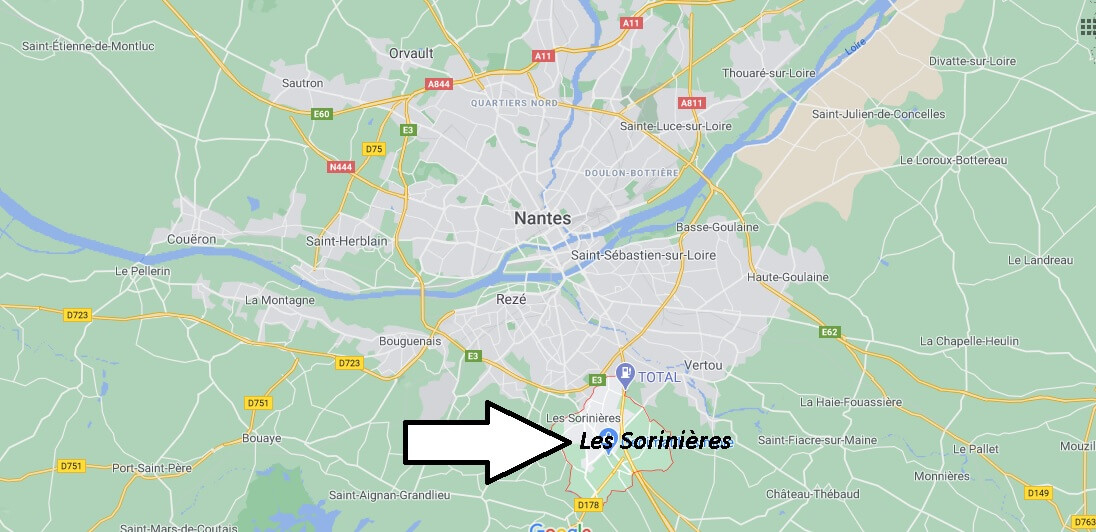 Où se trouve Les Sorinières