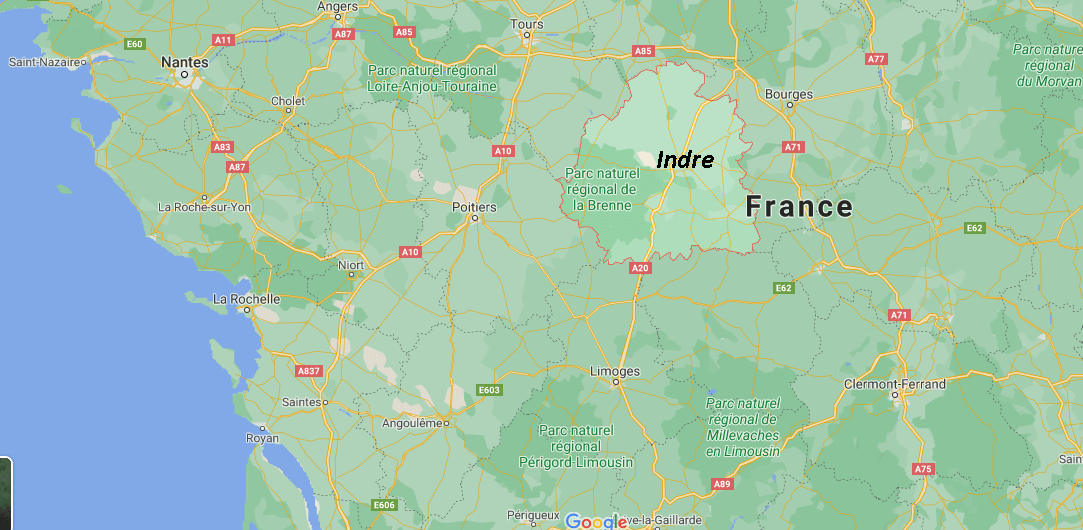 Où se trouve l Indre en France