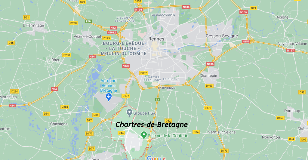 Dans quelle région se trouve Chartres-de-Bretagne