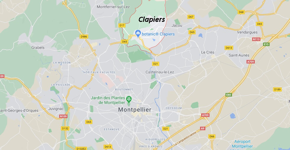 Dans quelle région se trouve Clapiers