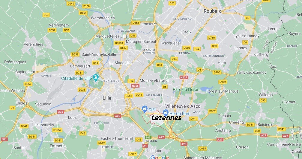 Dans quelle région se trouve Lezennes