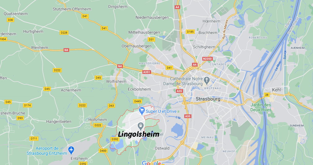 Dans quelle région se trouve Lingolsheim