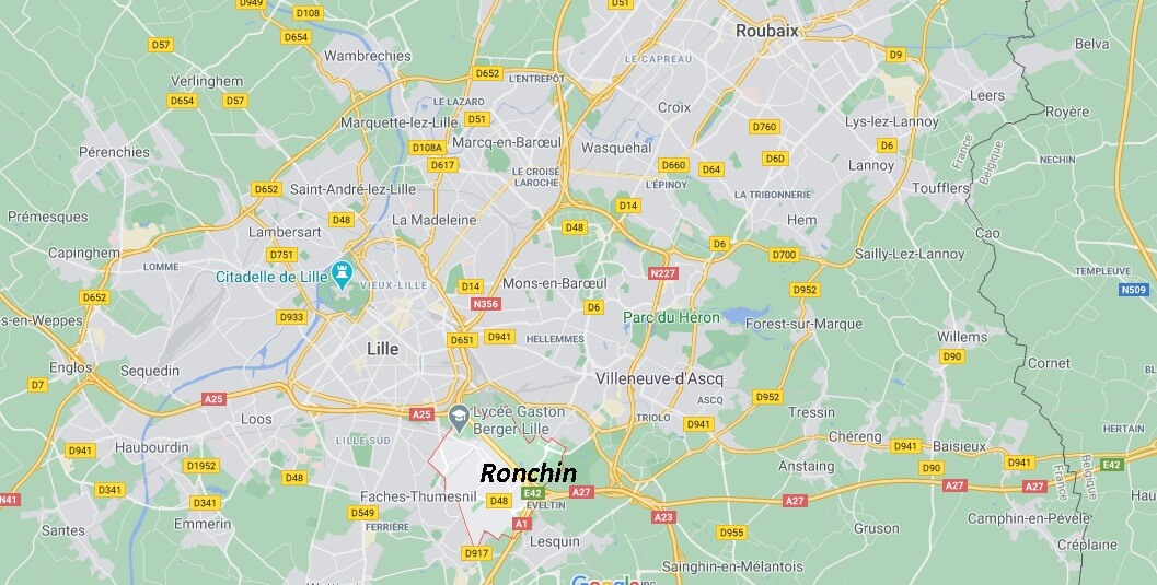 Dans quelle région se trouve Ronchin