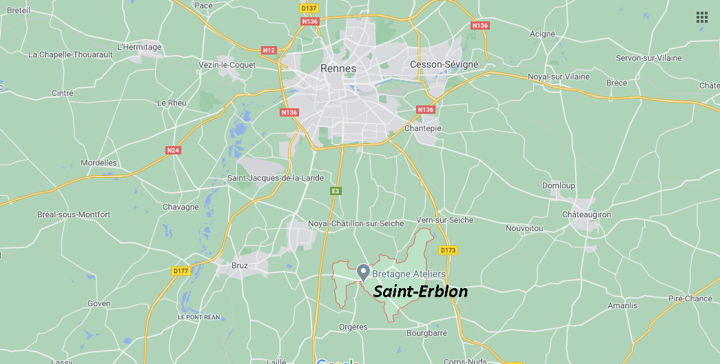 Dans quelle région se trouve Saint-Erblon
