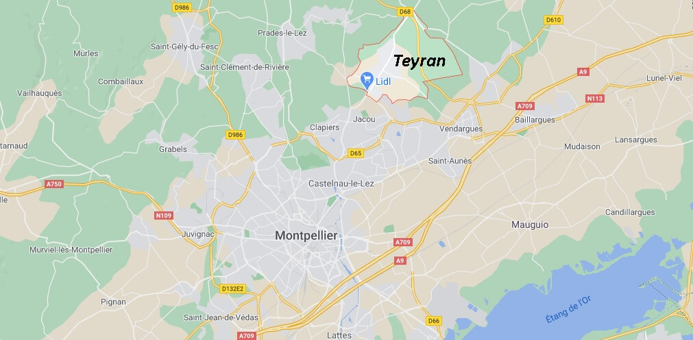 Dans quelle région se trouve Teyran