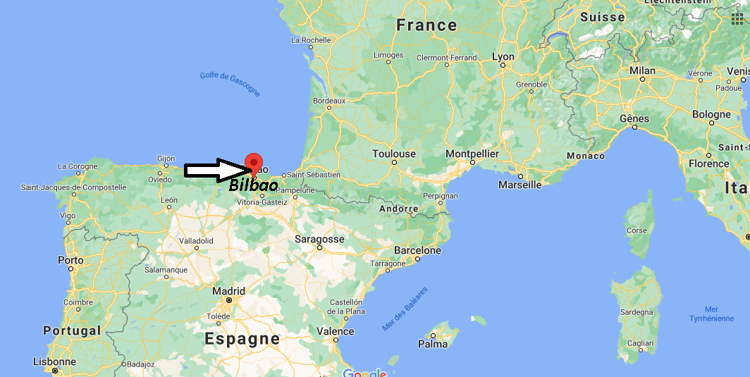 Où se situe Bilbao