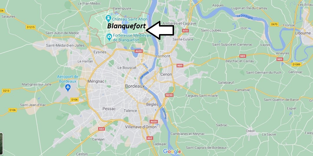 Où se situe Blanquefort (33290)