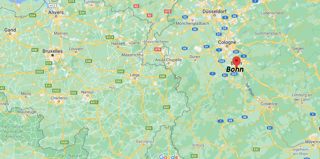 Où se situe Bonn