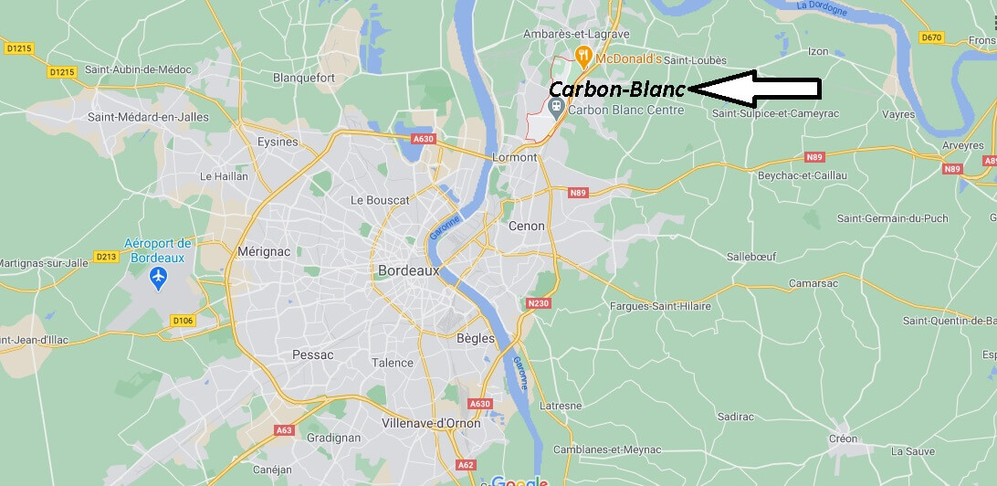 Où se situe Carbon-Blanc (33560)