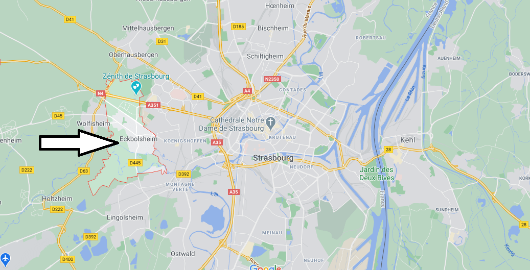 Où se situe Eckbolsheim (67201)