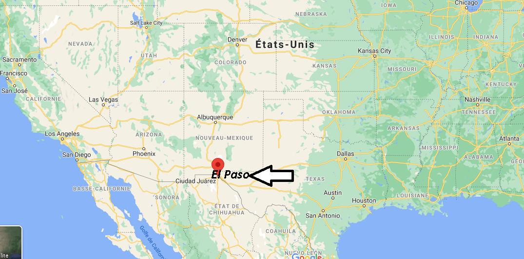 Où se situe El Paso