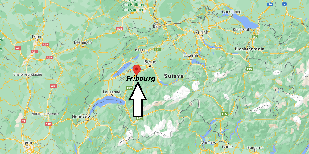 Où se situe Fribourg