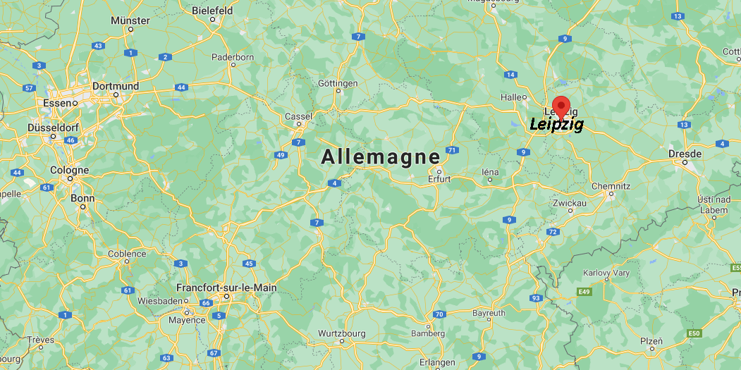 Où se situe Leipzig