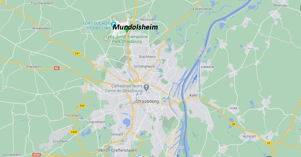 Où se situe Mundolsheim