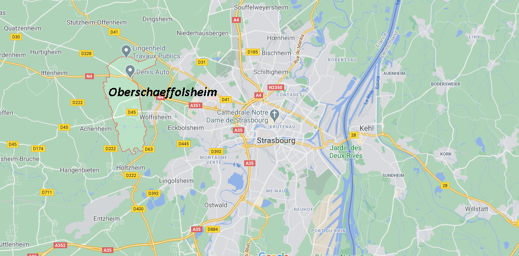 Où se situe Oberschaeffolsheim (67203)