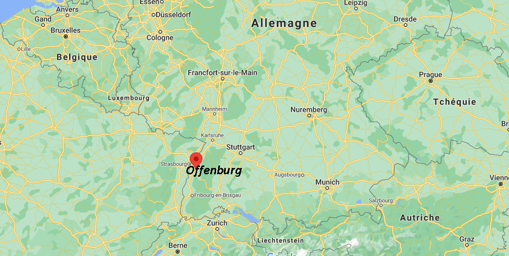 Où se trouve Offenburg? Où se situe Offenburg