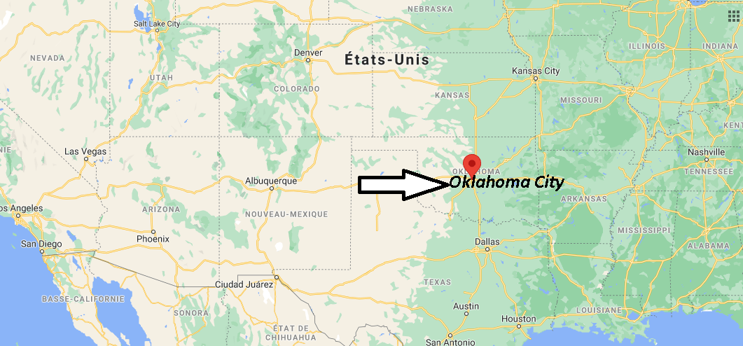 Où se situe Oklahoma City