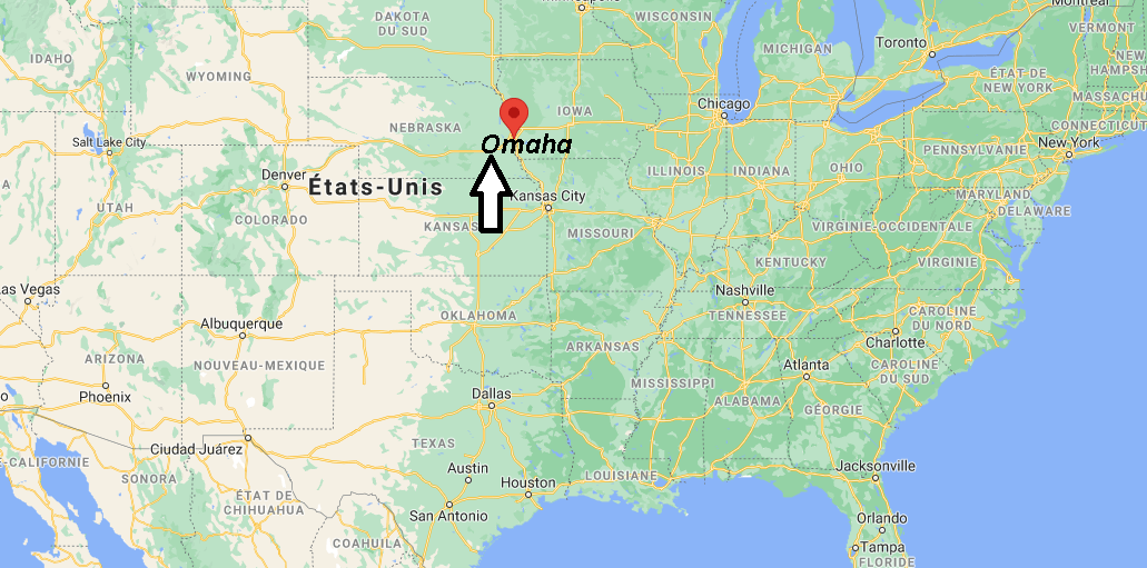 Où se situe Omaha